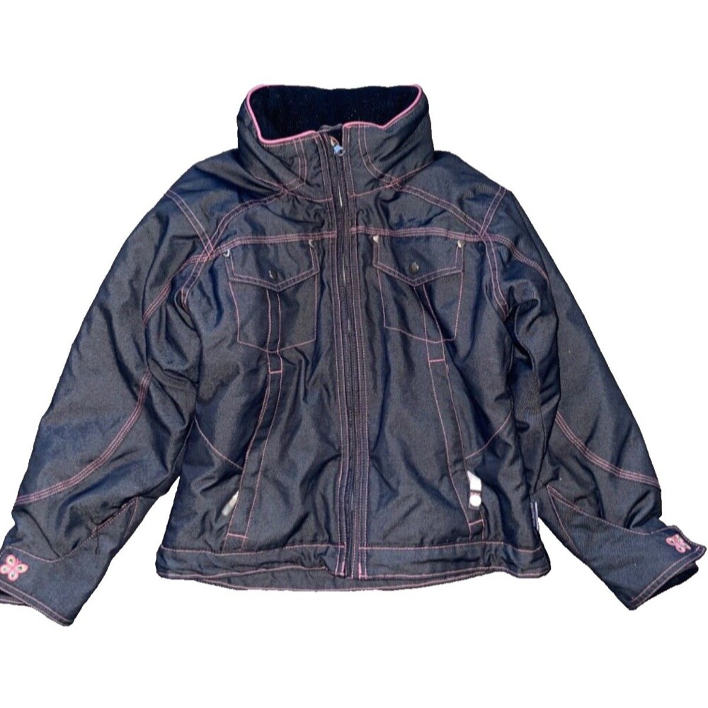 Obermeyer Genie Kids Girls Winter Snow Ski Parka Jacket size 10